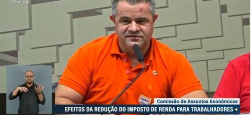 CATEGORIA DEFENDE REDUÇÃO DO IR PARA QUEM GANHA ATÉ R$ 5 MIL NO SENADO
