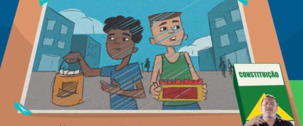 Ministério Público do Trabalho lança desenho animado sobre trabalho infantil